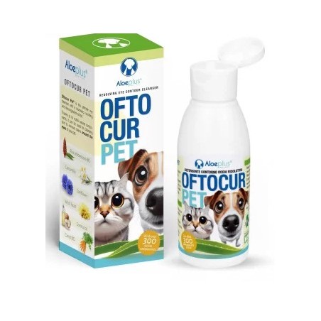 Hdr Aloeplus Oftocur Pet 100 Ml per la cura degli occhi del tuo animale domestico Hdr Aloeplus Oftocur Pet 100 Ml per la cura degli occhi del tuo animale domestico