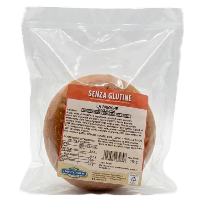 Happy Farm La Brioche 110 G Senza Lattosio