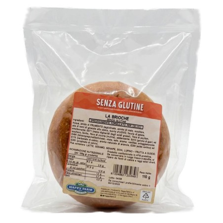 Happy Farm La Brioche 110 G Senza Lattosio