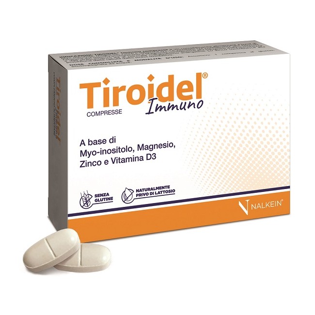 Tiroidel Immuno 30 Compresse per il benessere della tiroide e del sistema immunitario