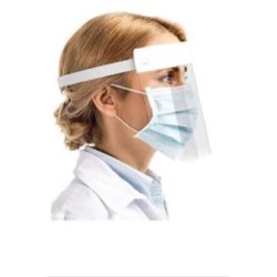 Maschera con visiera di protezione Safety per sicurezza professionale e personale completa