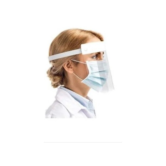 Maschera con visiera di protezione Safety per sicurezza professionale e personale completa