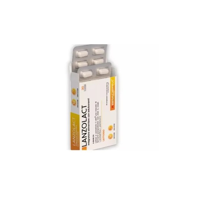 Braderm Lanzolact 30 Compresse - Integratore con Lattasi per Intolleranza al Lattosio Braderm Lanzolact 30 Compresse - Integratore con Lattasi per Intolleranza al Lattosio