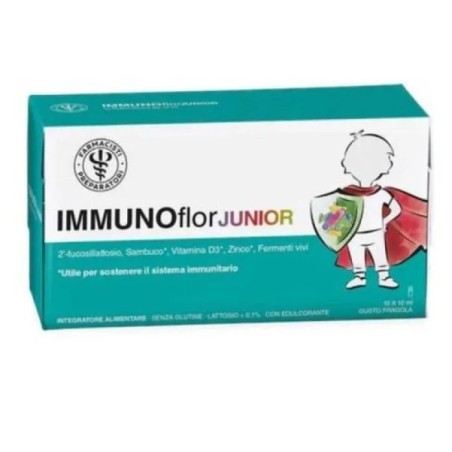 Bio-pur Flogobrom Junior 10 Flaconcini integratore per il benessere delle vie respiratorie