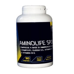 Piemme Pharmatech Aminolife Sport - Integratore di aminoacidi essenziali per sportivi 180 compresse