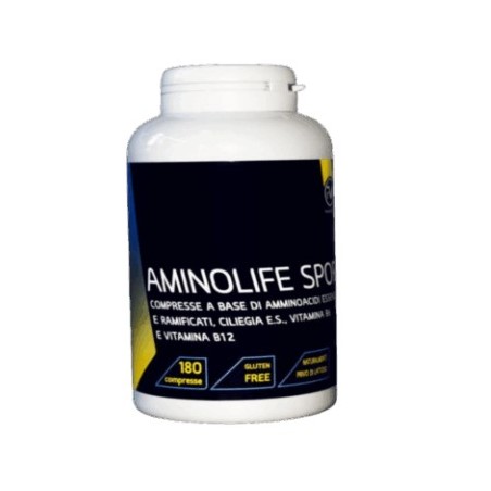 Piemme Pharmatech Aminolife Sport - Integratore di aminoacidi essenziali per sportivi 180 compresse Piemme Pharmatech Aminolife Sport - Integratore di aminoacidi essenziali per sportivi 180 compresse