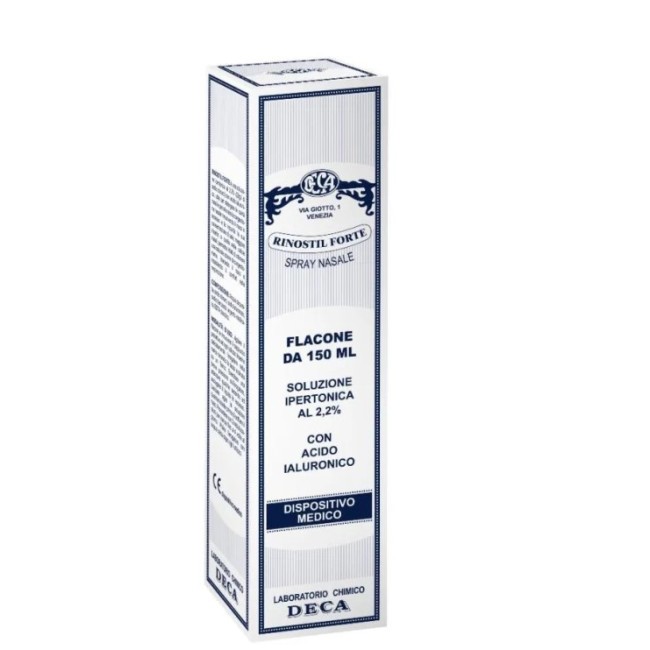 Rinostil Forte Spray Nasale 150ml - Soluzione ipertonica per la decongestione nasale naturale
