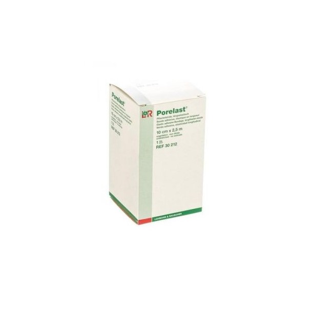 Lohmann & Rauscher Benda Adesiva Elastica Porelast M2,5 X 10cm 1 Pezzo