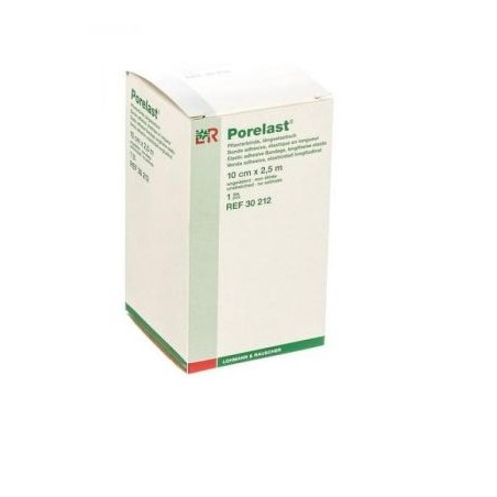 Lohmann & Rauscher Benda Adesiva Elastica Porelast M2,5 X 10cm 1 Pezzo