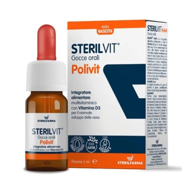 Sterilvit K150 gocce integratore di vitamina K per neonati e lattanti 5ml Sterilvit K150 gocce integratore di vitamina K per neonati e lattanti 5ml