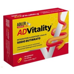 Adler Lab Advitality integratore multivitaminico 30 capsule da 600mg per il benessere quotidiano