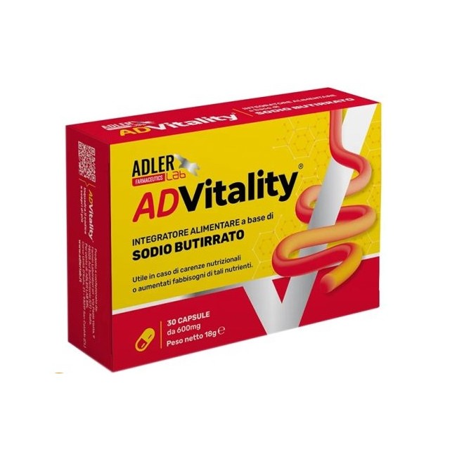 Adler Lab Advitality integratore multivitaminico 30 capsule da 600mg per il benessere quotidiano Adler Lab Advitality integratore multivitaminico 30 capsule da 600mg per il benessere quotidiano