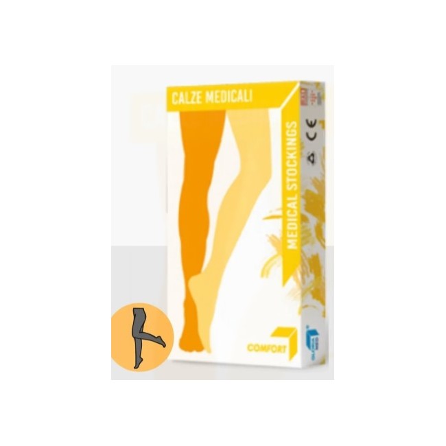 Collant a compressione graduata Gloriamed Comfort 152 beige taglia Small per benessere delle gambe Collant a compressione graduata Gloriamed Comfort 152 beige taglia Small per benessere delle gambe