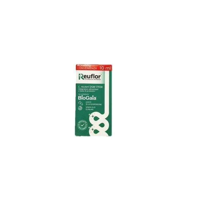 Reuflor Gocce 10ml - Integratore di fermenti lattici probiotici per neonati e bambini Reuflor Gocce 10ml - Integratore di fermenti lattici probiotici per neonati e bambini