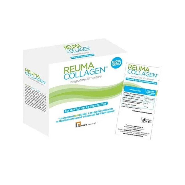 Gefo Nutrition Reumacollagen 30 Bustine - Integratore di Collagene per Articolazioni