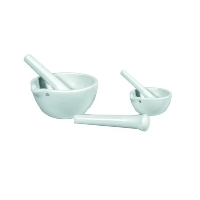 Farmalabor Mortaio Porcellana Interno Liscio Con Plastica Stello Diametro 144 Mm Hq