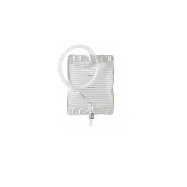 Sacca da letto Conveen Security+ Coloplast 1,5 litri con tubo 90 cm - Confezione da 10 pezzi