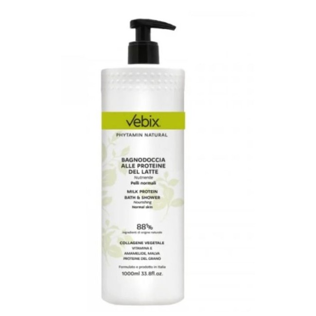 Bagnodoccia Vebix Phytamin con Proteine del Latte per pelle morbida e nutrita 500ml Bagnodoccia Vebix Phytamin con Proteine del Latte per pelle morbida e nutrita 500ml