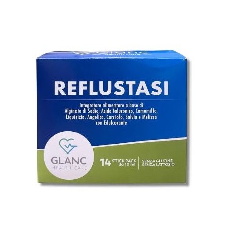 Glanc Reflustasi 14 stick da 10ml per il benessere digestivo e il reflusso gastroesofageo Glanc Reflustasi 14 stick da 10ml per il benessere digestivo e il reflusso gastroesofageo