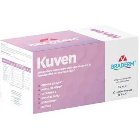 Kuven 150 ml Braderm - Integratore antiossidante con Coenzima Q10 e vitamine