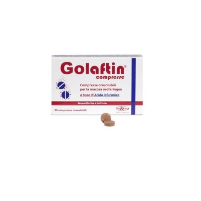 Sakura Golaftin 30 Compresse Orosolubili - Sollievo naturale per il benessere della gola Sakura Golaftin 30 Compresse Orosolubili - Sollievo naturale per il benessere della gola