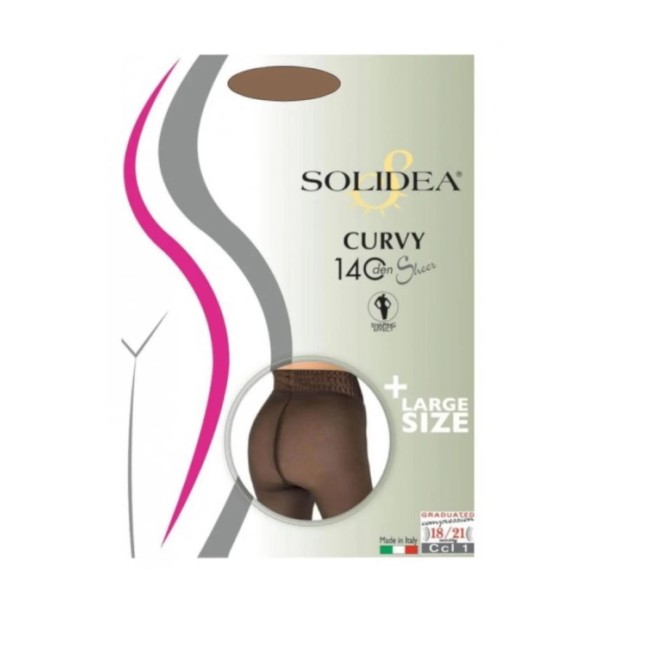 Solidea Curvy 140 Sheer Collant Glace 3ml-xl