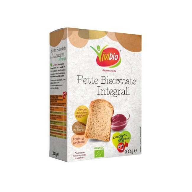 Vivibio Fette Biscottate Integrali 200 G