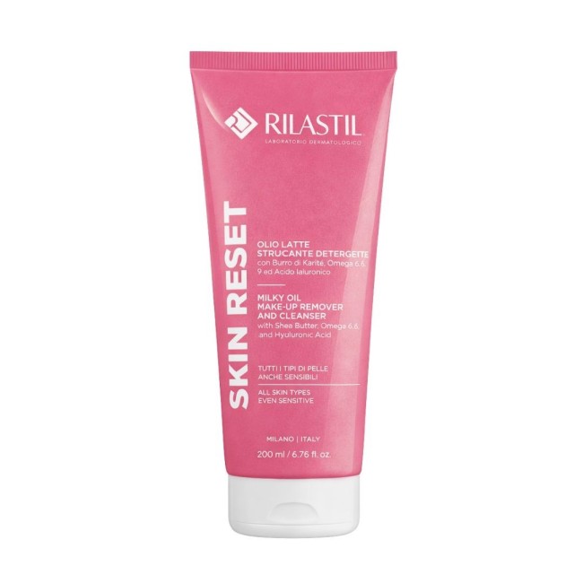Istituto Ganassini Rilastil Skin Reset Olio Latte Struccante Detergente 200 Ml