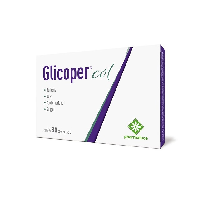 Pharmaluce Glicoper Col integratore 30 compresse senza glutine e lattosio per il benessere