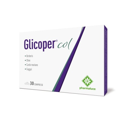 Pharmaluce Glicoper Col integratore 30 compresse senza glutine e lattosio per il benessere