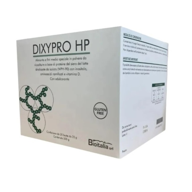 Bio Italia Dixypro Hp Neutro - Integratore proteico in bustine da 25g per fabbisogno nutrizionale