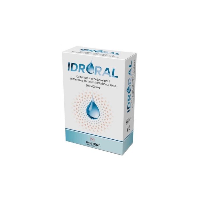 Idroral Molteni 45 Compresse Mucoadesive per Afte e Lesioni della Bocca
