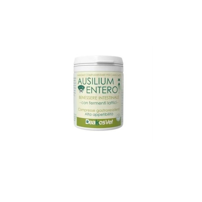 Deakos Ausilium Entero 21 Compresse Da 1g - Integratore per il benessere intestinale veterinario Deakos Ausilium Entero 21 Compresse Da 1g - Integratore per il benessere intestinale veterinario
