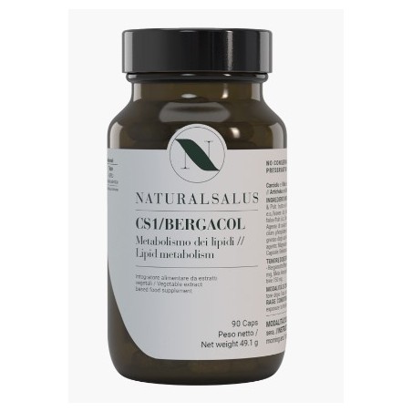 Naturalsalus CS1 Bergacol 90 Capsule - Integratore per colesterolo e trigliceridi naturale