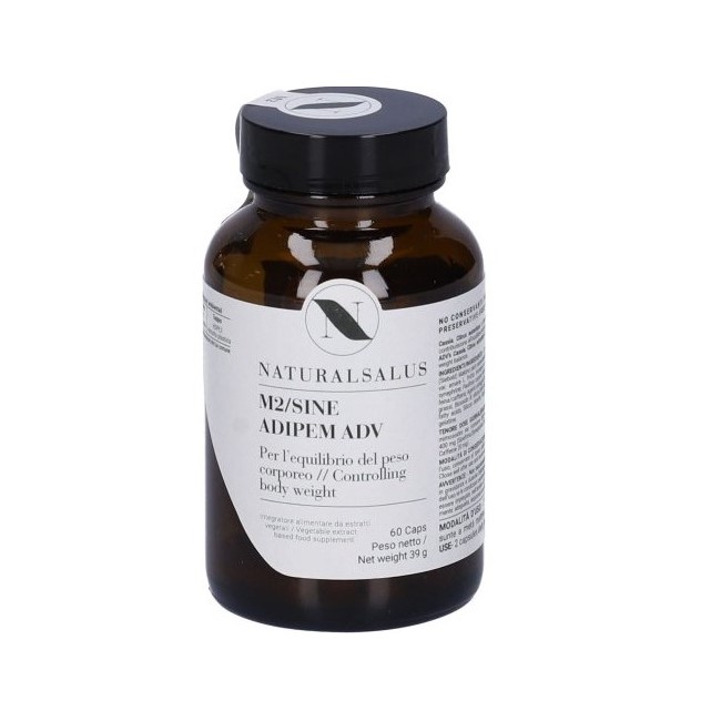 Naturalsalus M2 Sine Adipem Adv integratore bruciagrassi naturale 60 capsule per controllo peso Naturalsalus M2 Sine Adipem Adv integratore bruciagrassi naturale 60 capsule per controllo peso