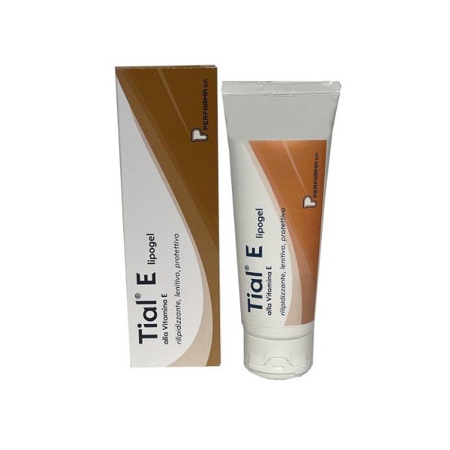 Perfarma D.P. Tial E Lipogel per cute e mucose secche, tubo da 75ml, trattamento idratante