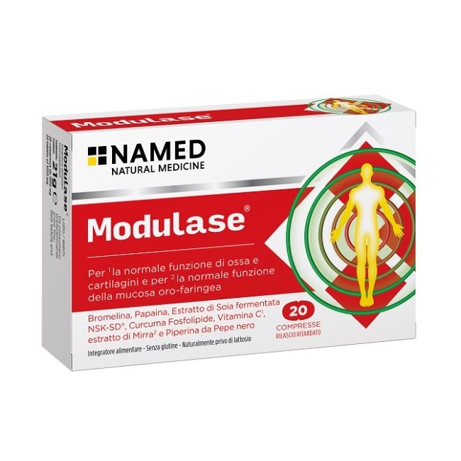 Named Modulase 20 Compresse - Integratore per articolazioni con enzimi proteolitici