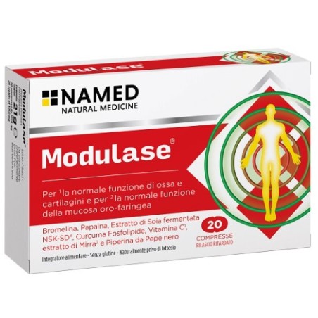 Named Modulase 20 Compresse - Integratore per articolazioni con enzimi proteolitici