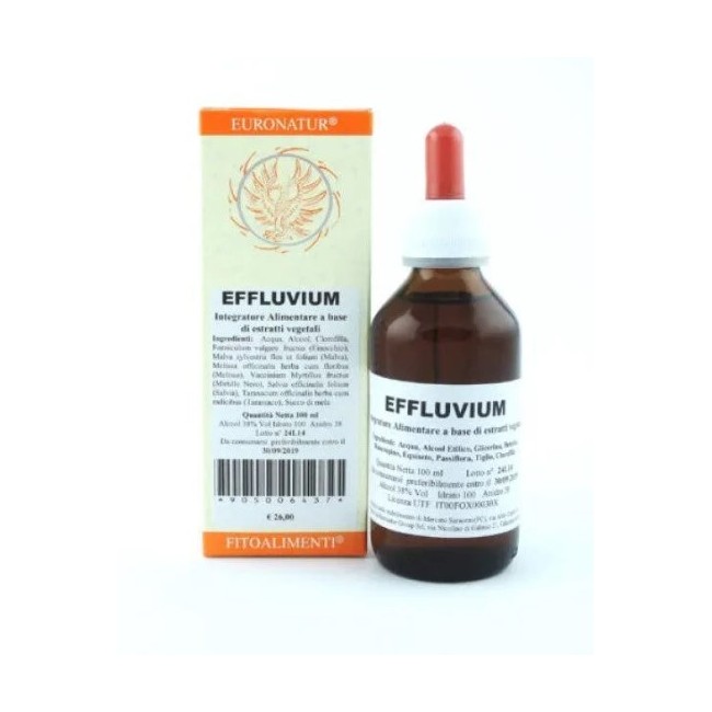 Euronatur Effluvium Gocce 100 Ml trattamento anticaduta per capelli forti e sani