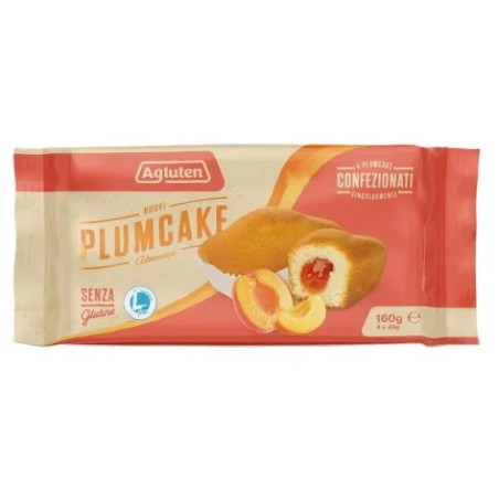 Nove Alpi Agluten Nuovi Plumcake Albicocca 4 Pezzi Da 40 G