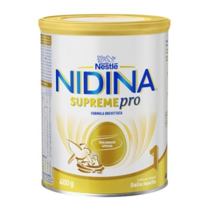 NAN Supreme PRO*1 400g - Latte formulato per lattanti con HMO e probiotici NAN Supreme PRO*1 400g - Latte formulato per lattanti con HMO e probiotici