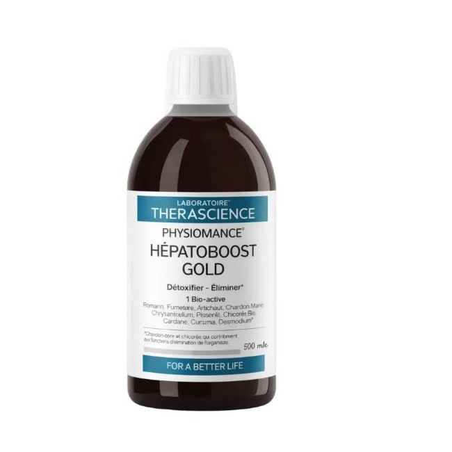 Therascience Physiomance Hepatoboost Gold 500 ml - Integratore per la detossificazione epatica Therascience Physiomance Hepatoboost Gold 500 ml - Integratore per la detossificazione epatica