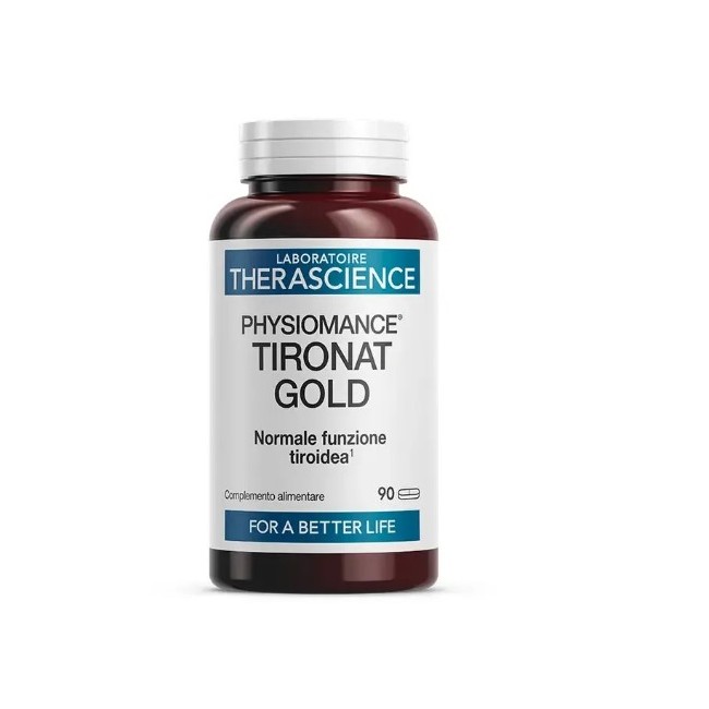 Therascience Physiomance Tironat Gold 90 Compresse - Integratore per la funzione tiroidea Therascience Physiomance Tironat Gold 90 Compresse - Integratore per la funzione tiroidea