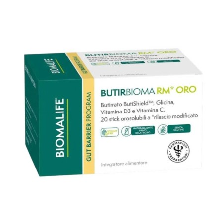 Biomalife Butirbioma stick orosolubili per il benessere intestinale e microbiota equilibrato Biomalife Butirbioma stick orosolubili per il benessere intestinale e microbiota equilibrato