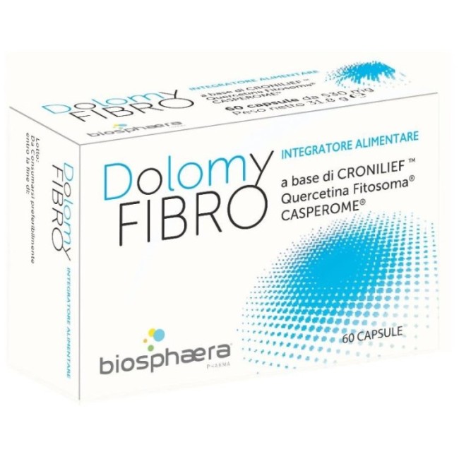 Biosphaera Pharma Dolomy Fibro - Integratore per benessere muscolare e articolare 60 capsule Biosphaera Pharma Dolomy Fibro - Integratore per benessere muscolare e articolare 60 capsule