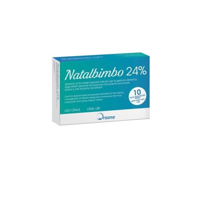 Orsana Natalbimbo 24% - Integratore di lattoferrina in fiale per bambini, confezione da 10 fiale Orsana Natalbimbo 24% - Integratore di lattoferrina in fiale per bambini, confezione da 10 fiale