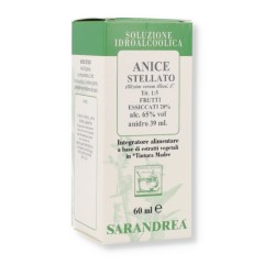 Sarandrea Anice Verde Gocce 60 Ml - Integratore naturale per drenaggio e benessere digestivo
