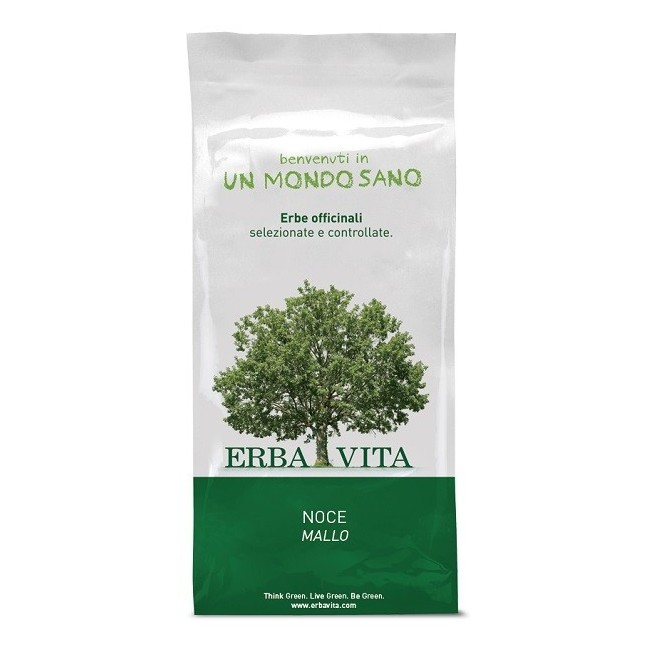 Erba Vita Noce Polvere Mallo 100g integratore naturale per il benessere intestinale