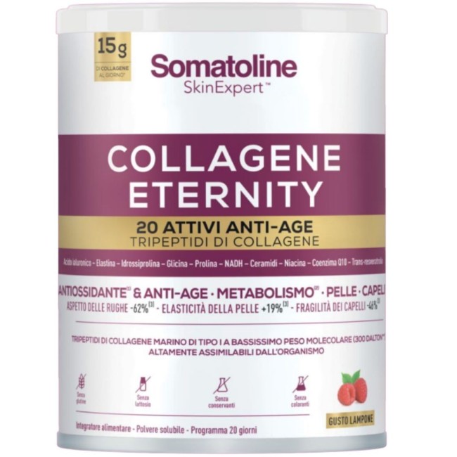 Somatoline Collagene Eternity 309g - Integratore con collagene e acido ialuronico senza glutine Somatoline Collagene Eternity 309g - Integratore con collagene e acido ialuronico senza glutine
