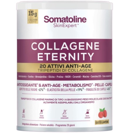 Somatoline Collagene Eternity 309g - Integratore con collagene e acido ialuronico senza glutine Somatoline Collagene Eternity 309g - Integratore con collagene e acido ialuronico senza glutine